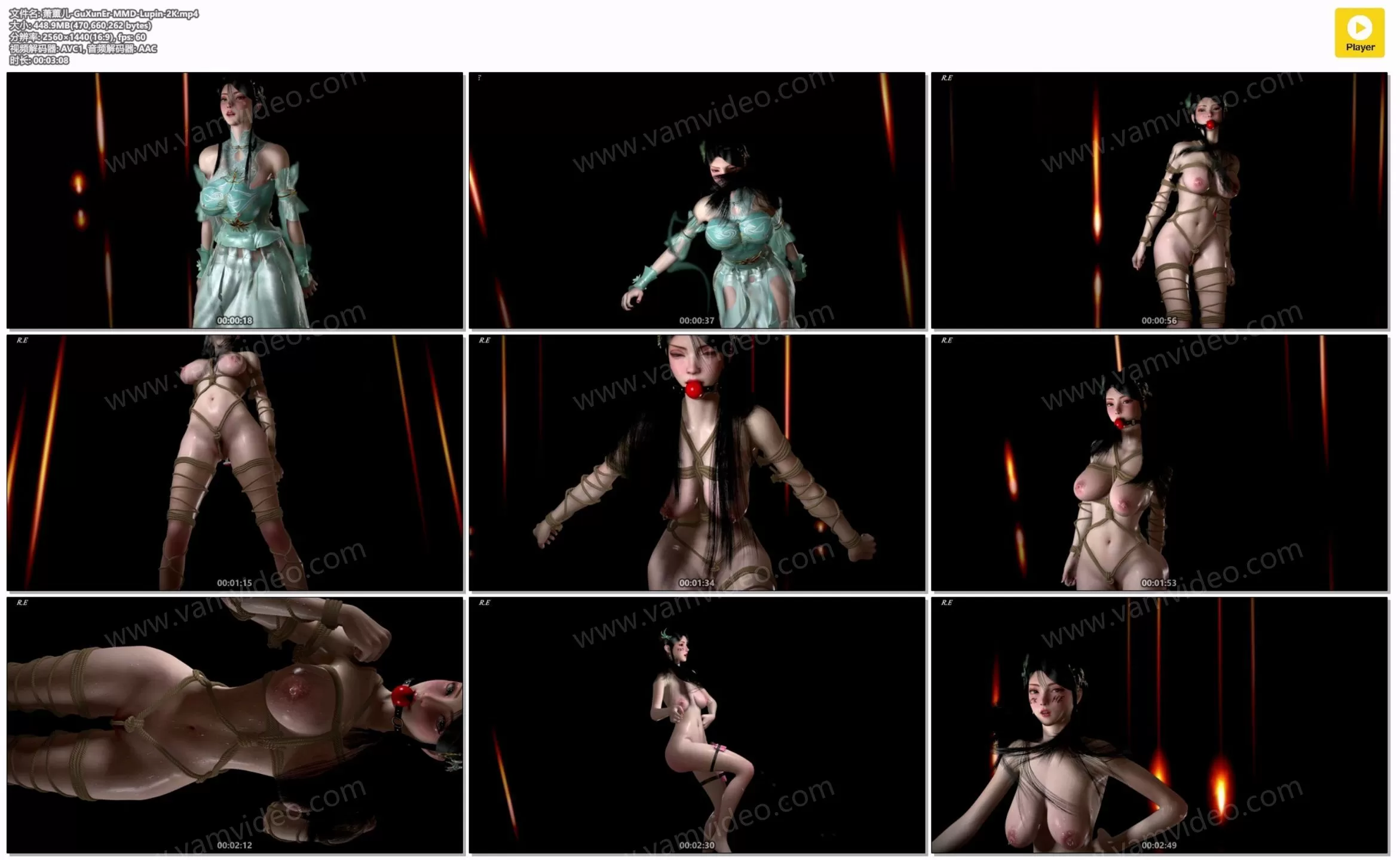 VAM视频 vamvideo 萧薰儿-GuXunEr-MMD-Lupin-2K.mp4