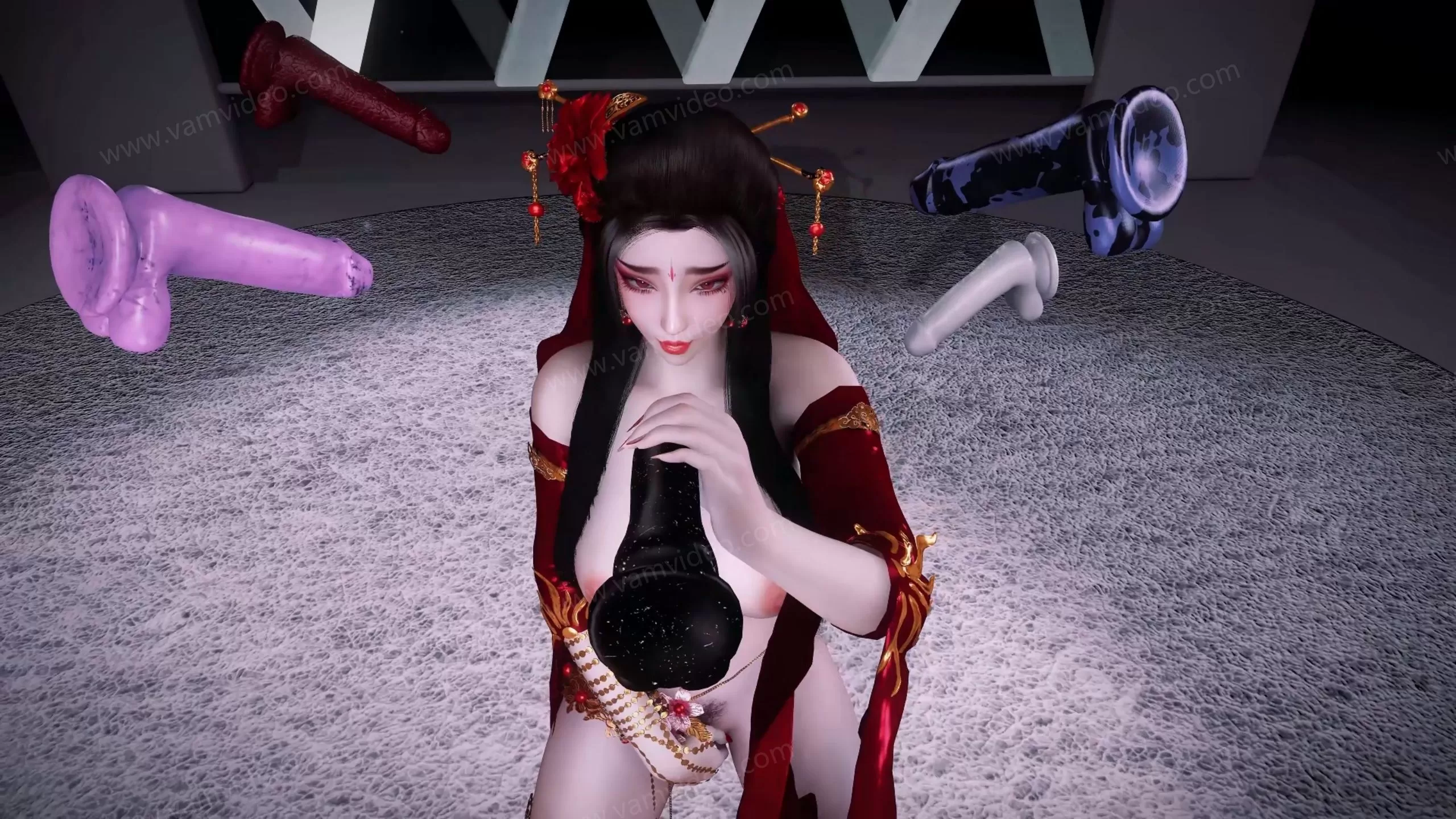 vam视频 vamvideo ‎Jan.[Dildo Sex] Priestess Jisi is using her magic to heal herself 1080P.mp4_000016.166