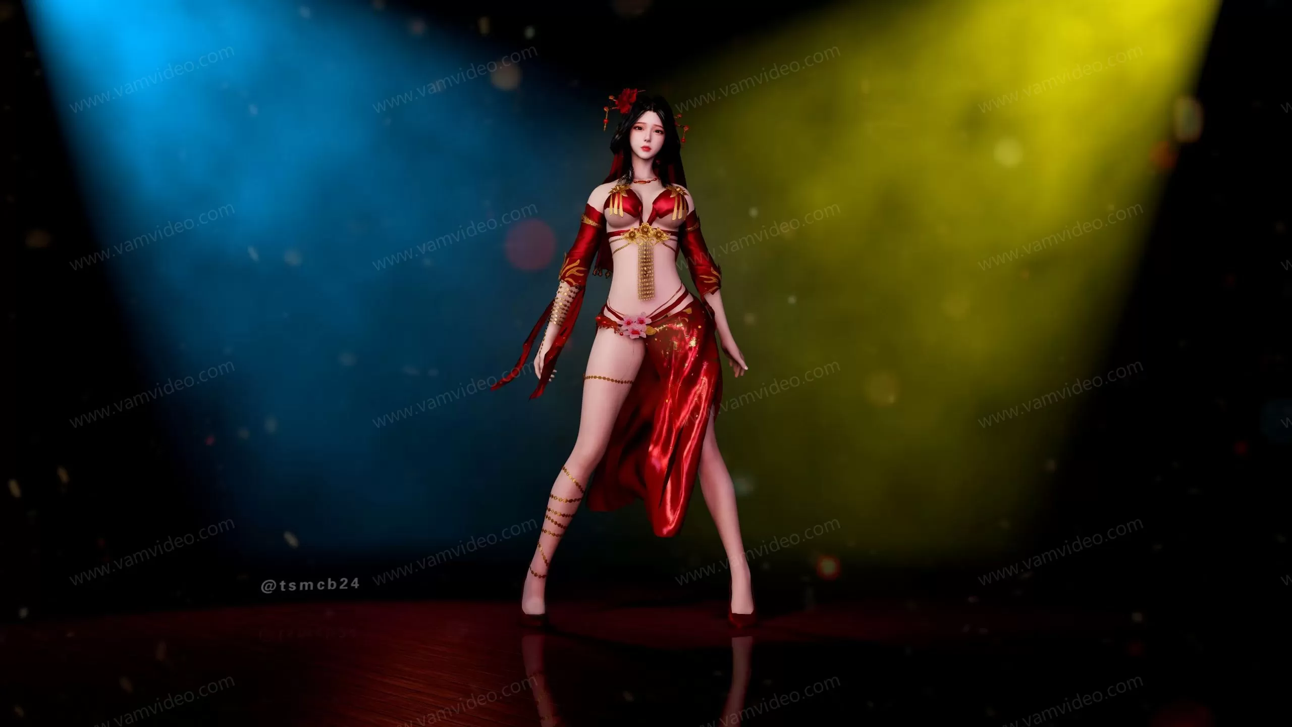 vam视频 vamvideo Cosplay 嗜血印女祭司 Clutch 4K.mp4_000045.000