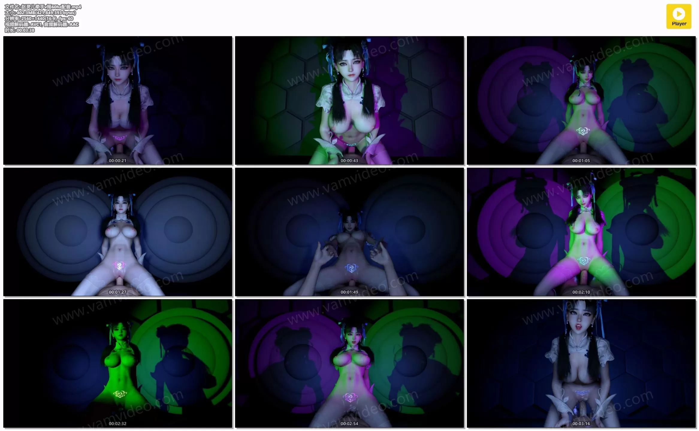 vam视频 vamvideo 赵灵儿牵手v摇60hz配音.mp4