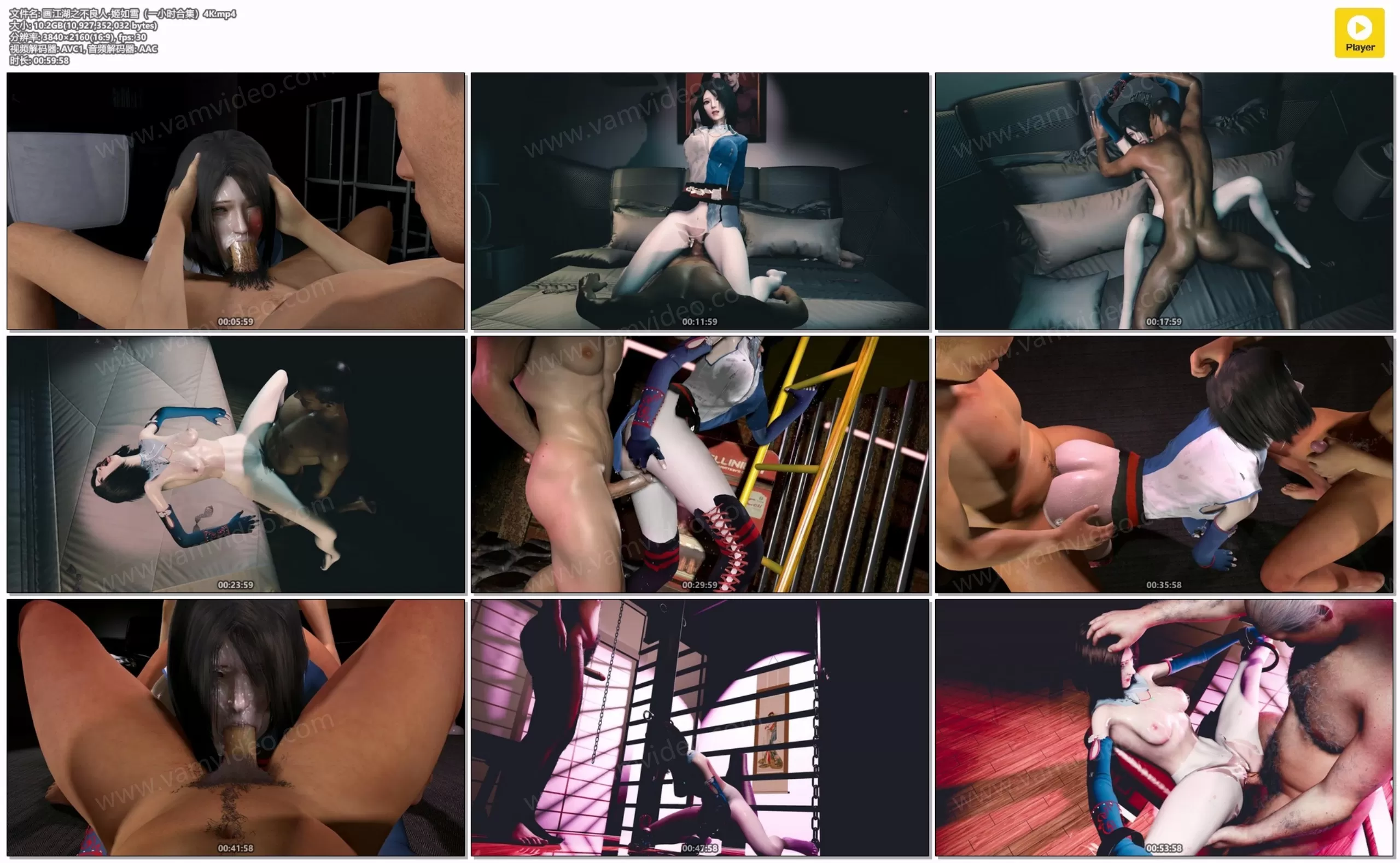 vam视频 vamvideo 画江湖之不良人-姬如雪（一小时合集）4K.mp4