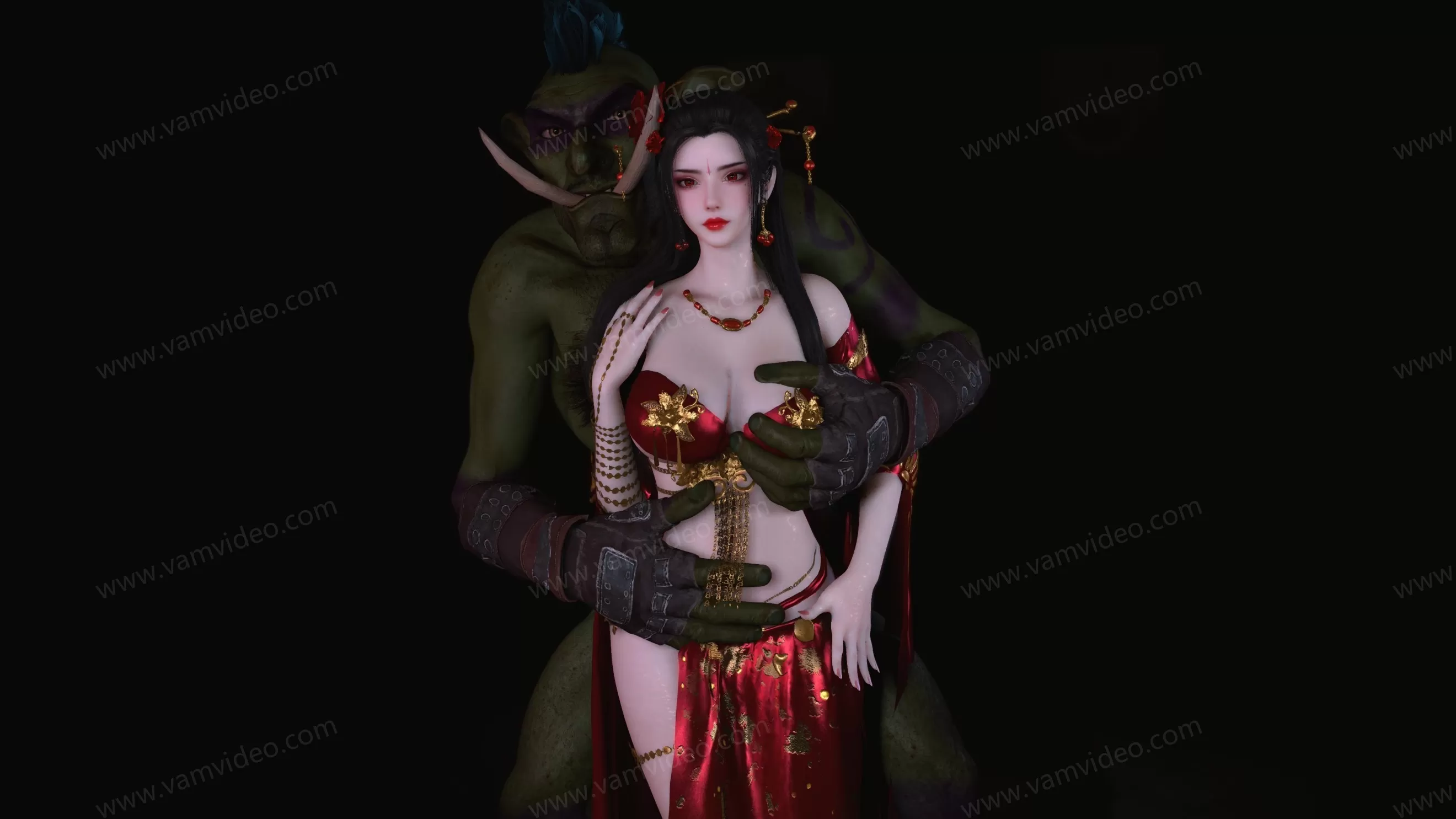 vam视频 vamvideo 哥布林 女祭司 4K.mp4_000015.000