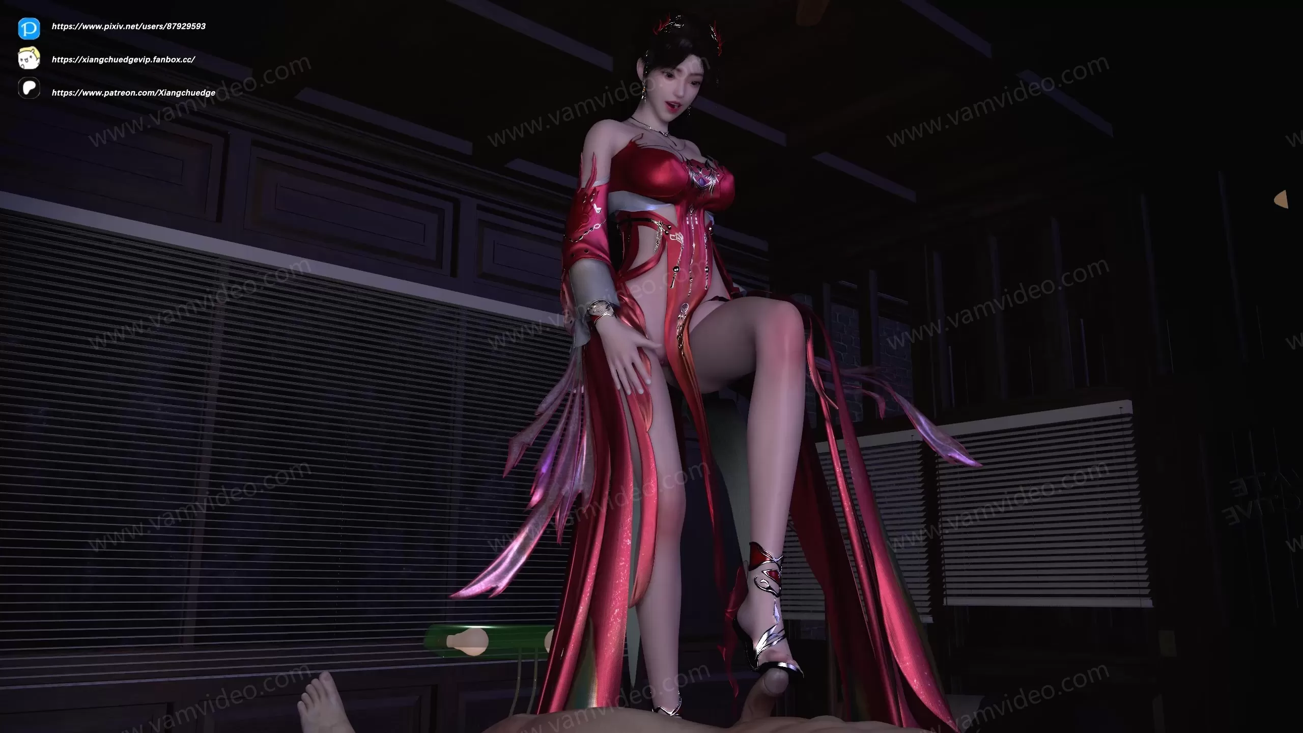 vam视频 vamvideo P168 VAM 完美世界 新版火灵儿 侍奉.mp4_001200.000
