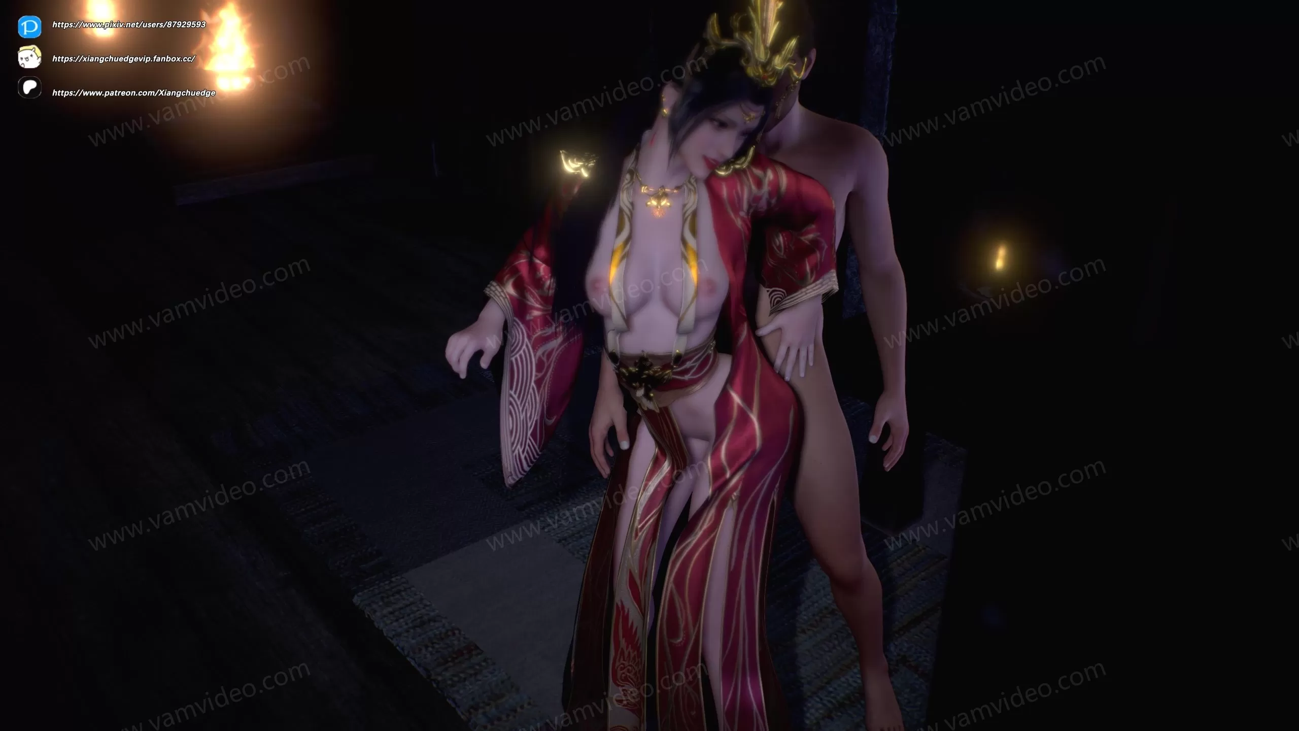 vam视频 vamvideo P172 VAM 斗破苍穹 云韵 婚服 侍奉.mp4_001330.000
