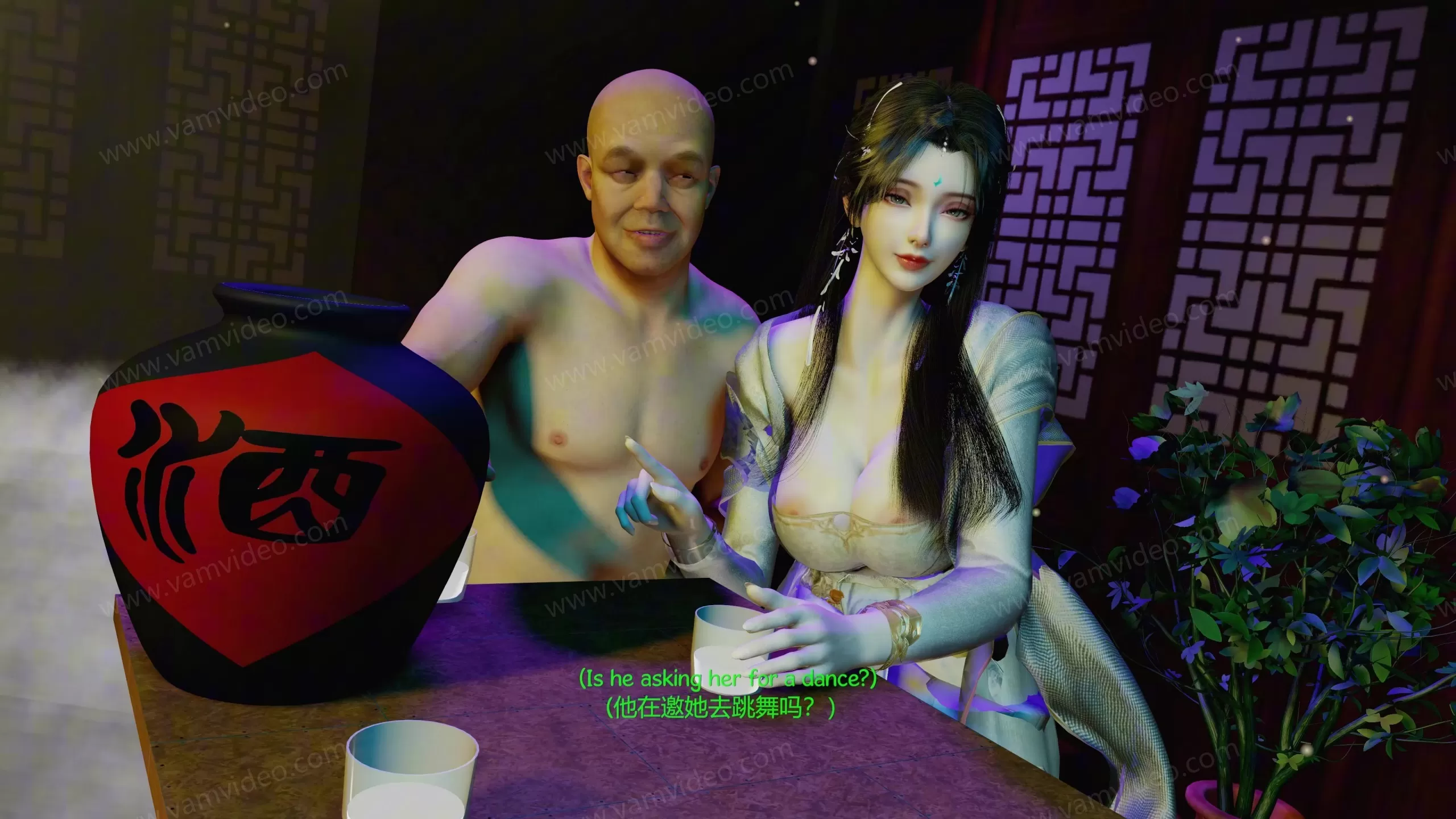 vam视频 vamvideo 高级短片_情漪-古风酒吧NTR-4K.mp4_000300.000